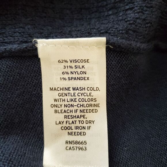 Calibrate Honeycomb Crewneck Sweater size Medium in Navy - Picture 12 of 12